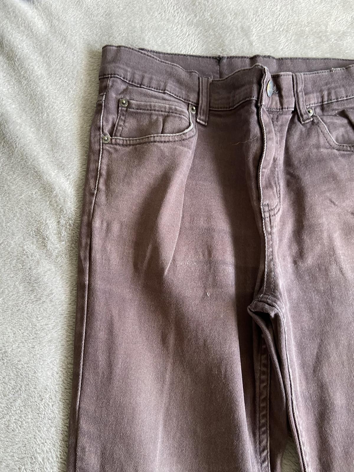 Tight Plum Grey Straight Leg Jeans Size 34 x 32