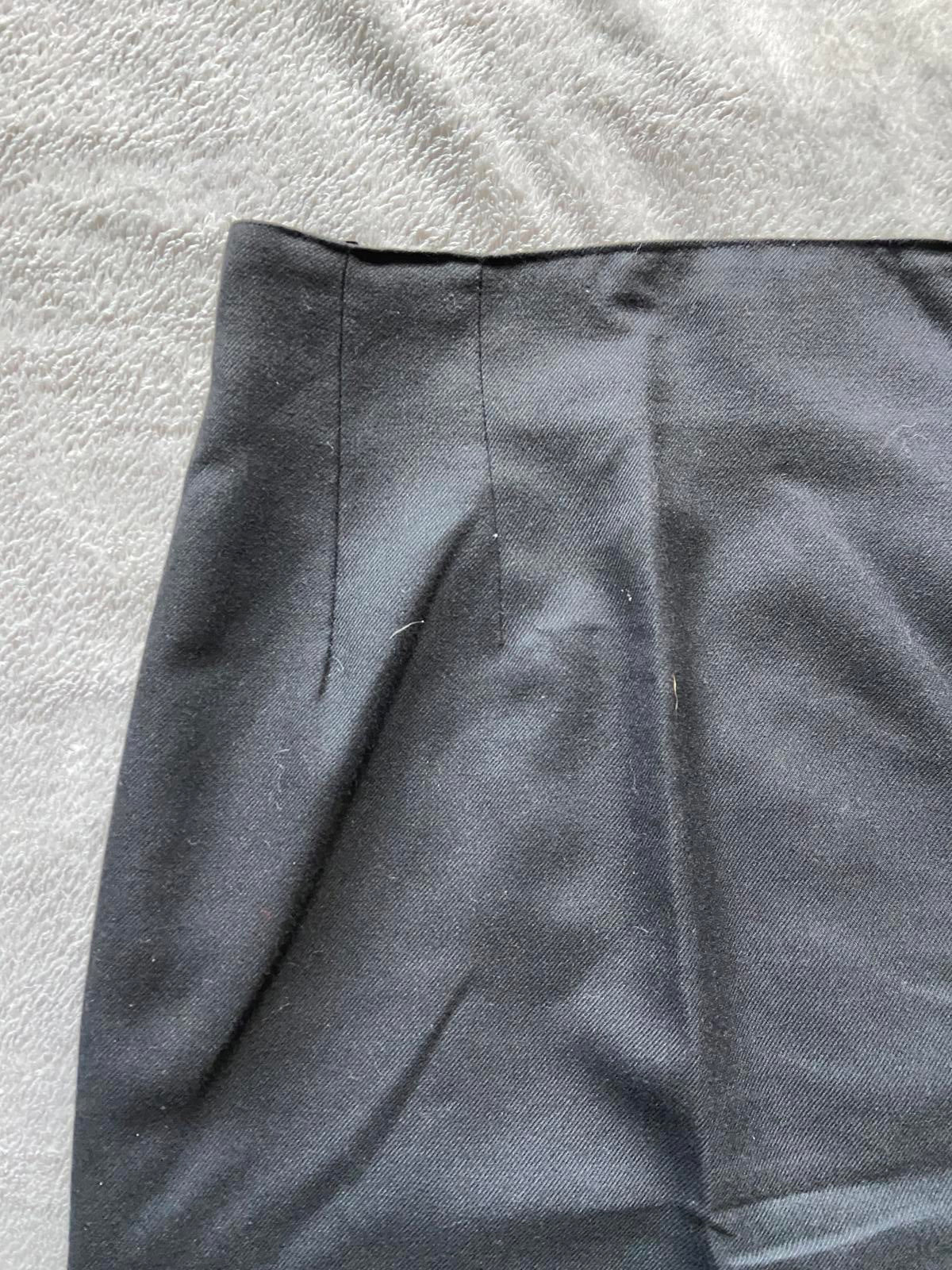 Debenhams Size 14 Black Straight Pencil Skirt with Back Split & Lining