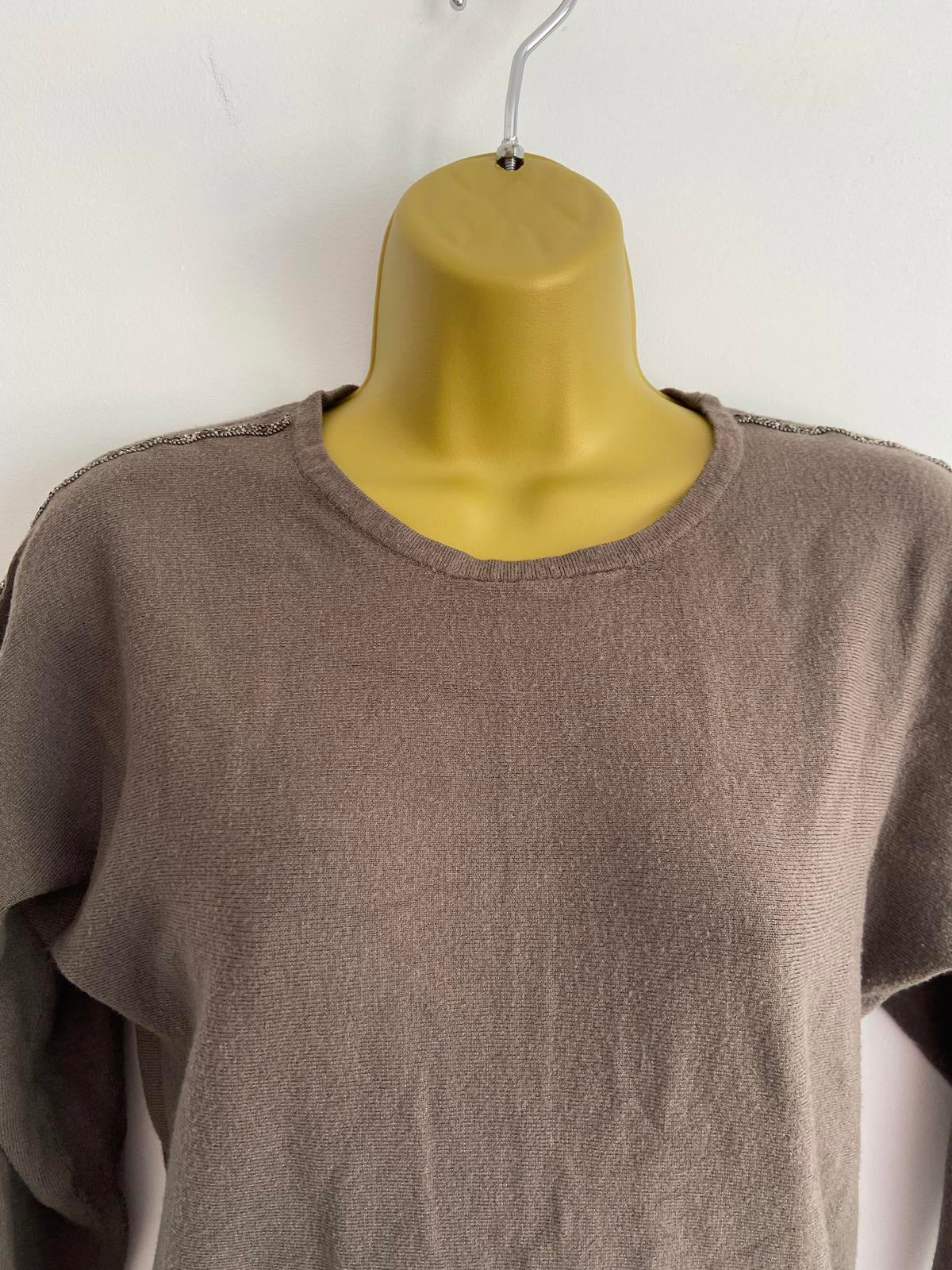 Primark XS Green Embellished Sweater