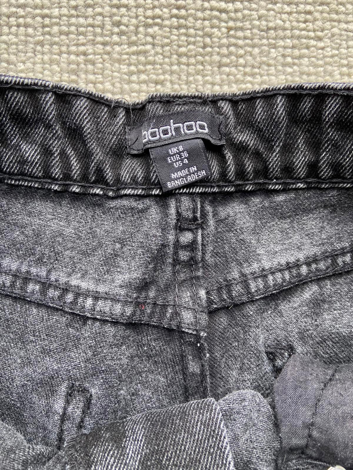Women's Black Jeans  Boohoo Size 8 100% Cotton