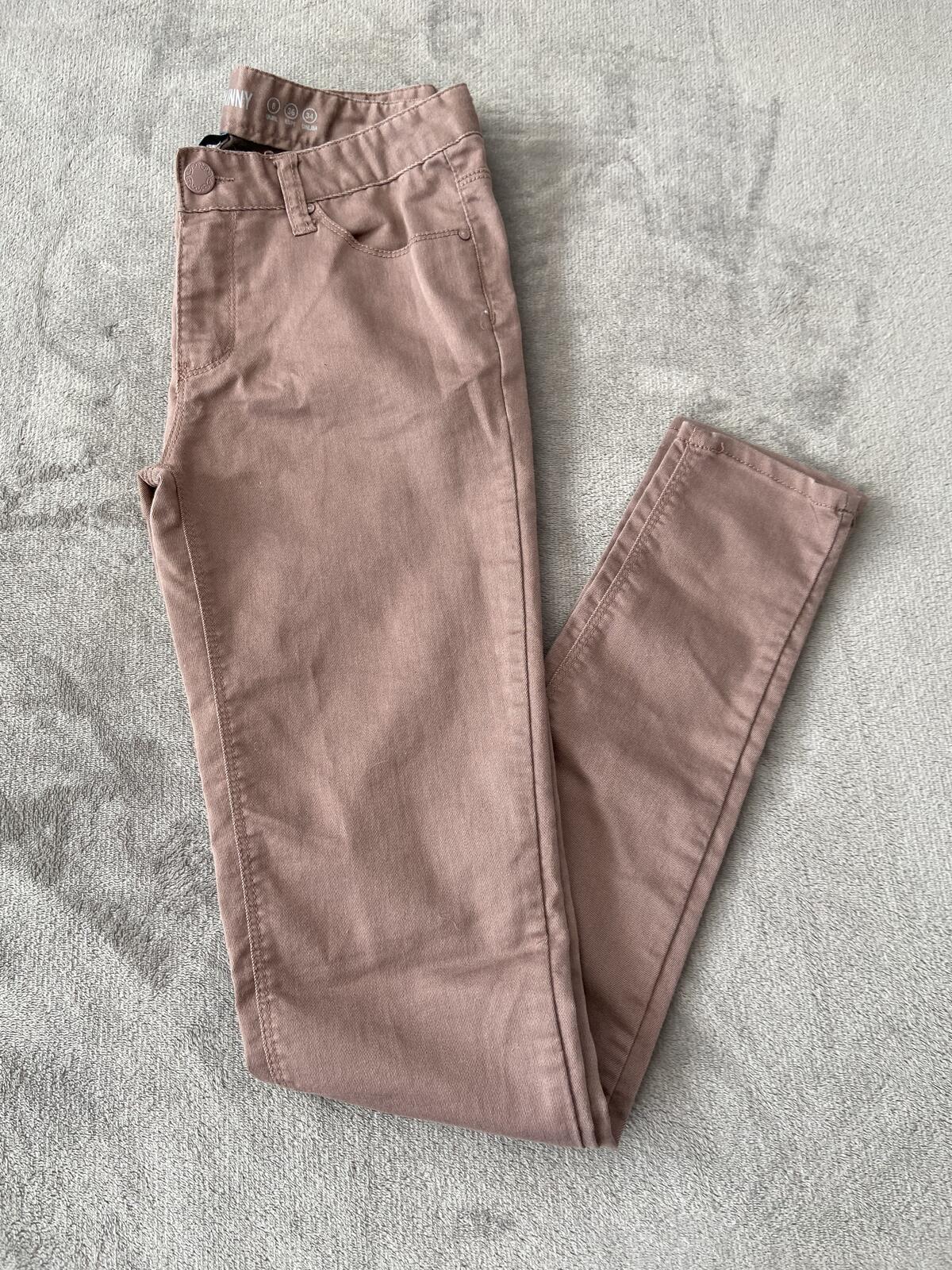 Denim & Co. Brown/Plum Slim-Fit Jeans Women’s Size 8 Excellent Condition