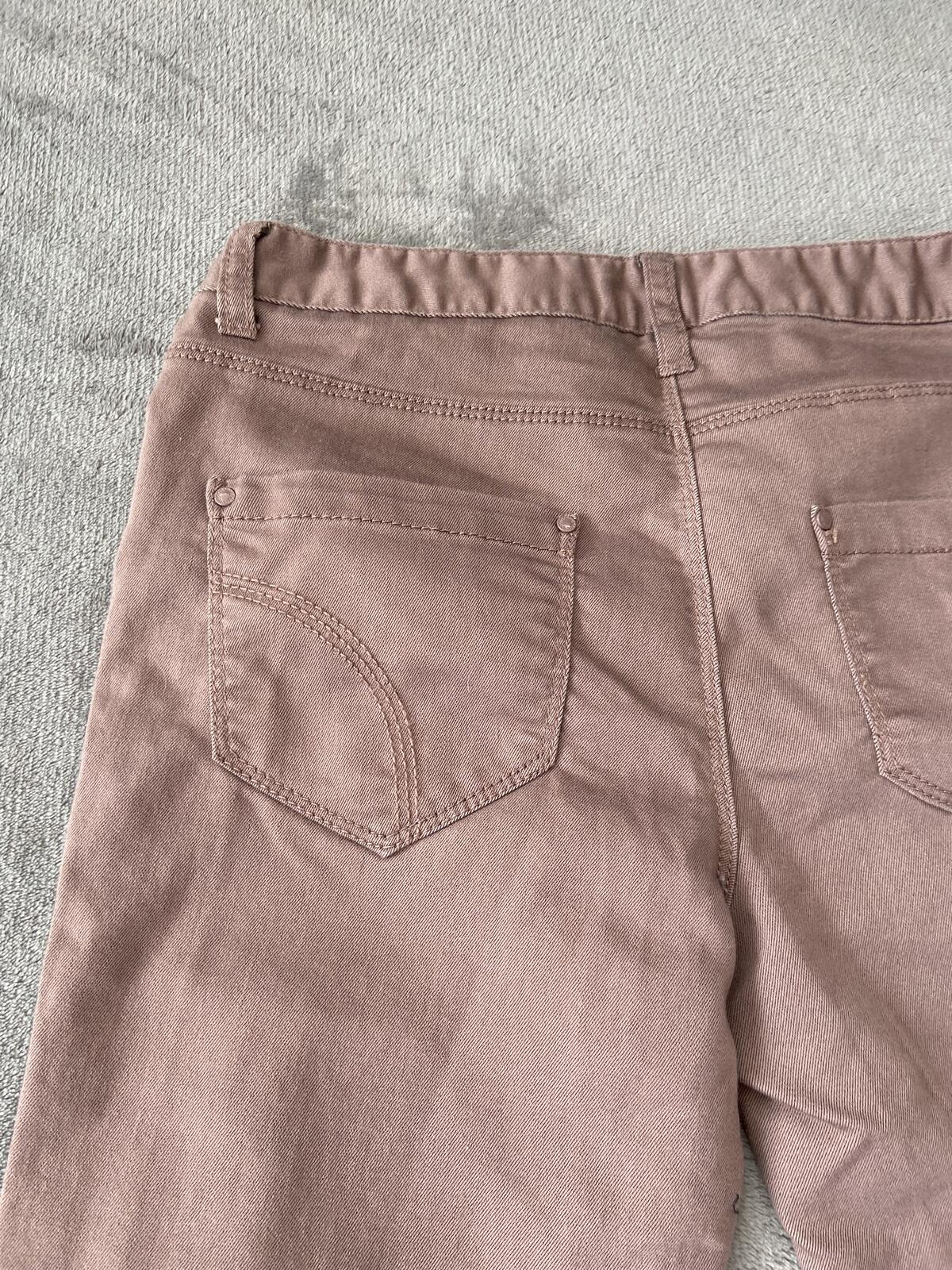 Denim & Co. Brown/Plum Slim-Fit Jeans Women’s Size 8 Excellent Condition