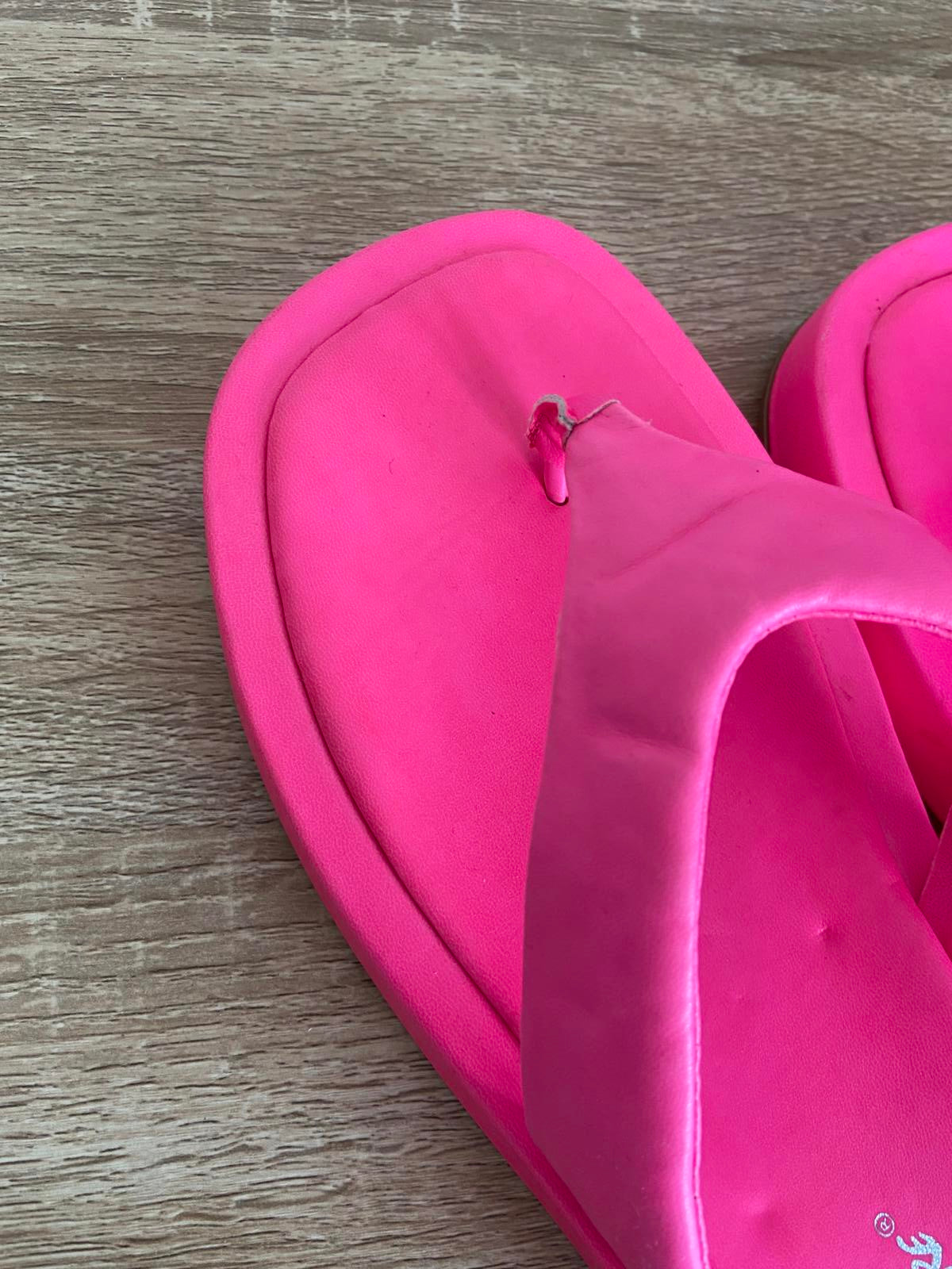 Public Desire Pink Platform Flip-Flops UK Size 5