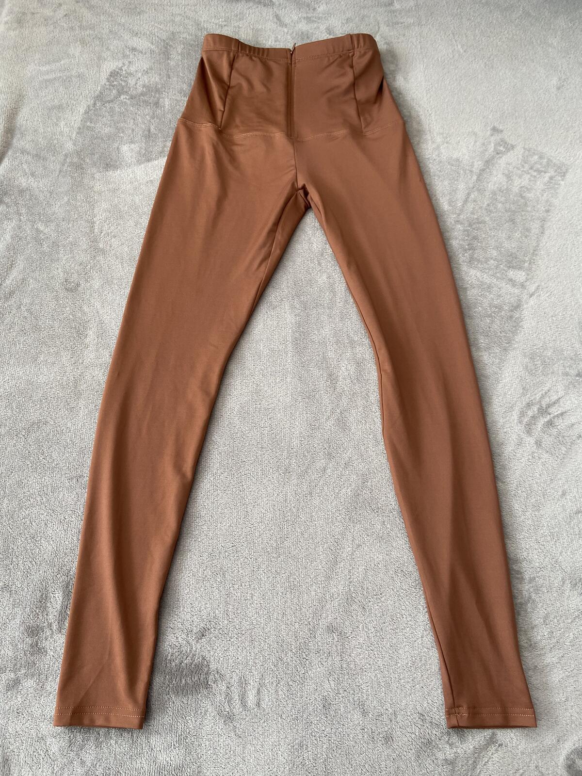 Women’s Small Gym Workout Trousers Elasticated Waist With Zip Pocket