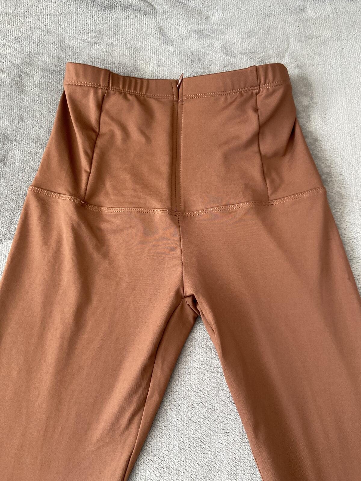 Women’s Small Gym Workout Trousers Elasticated Waist With Zip Pocket