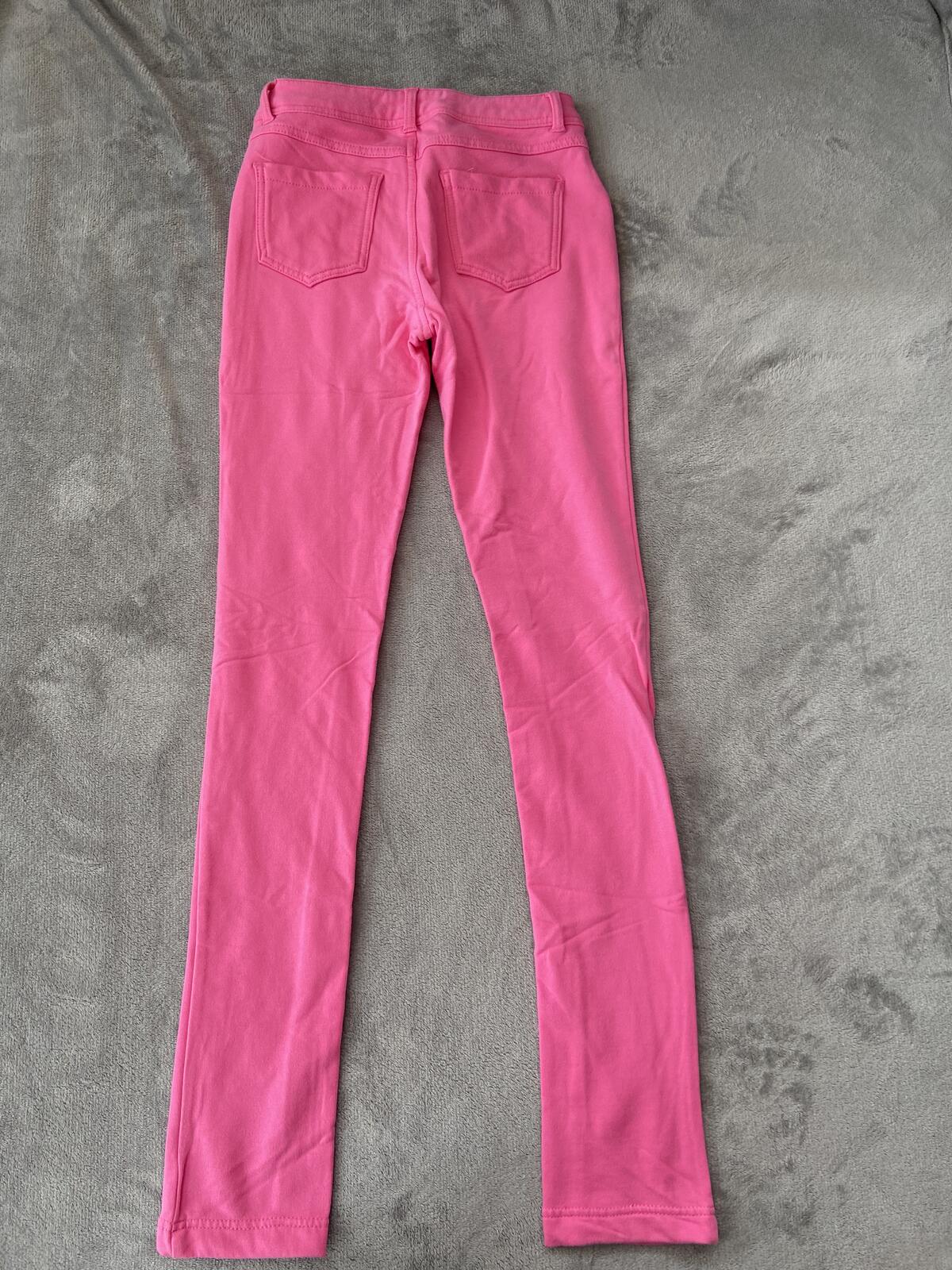 La Bijou Women’s Pink Slim-Fit Trousers Size Medium Stretch Fabric