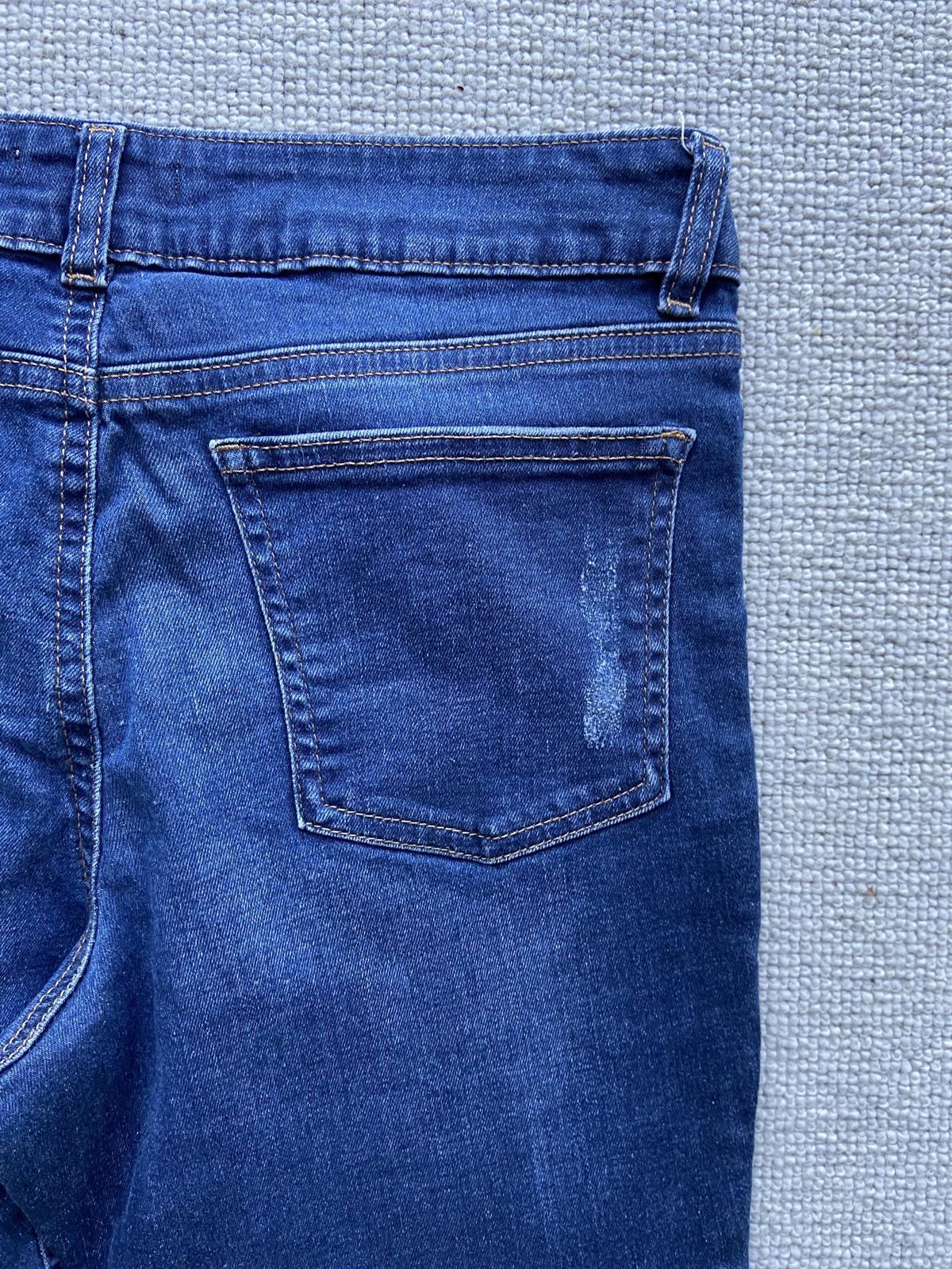 TU Blue Ripped Jeans UK Size 10 Short Excellent Condition