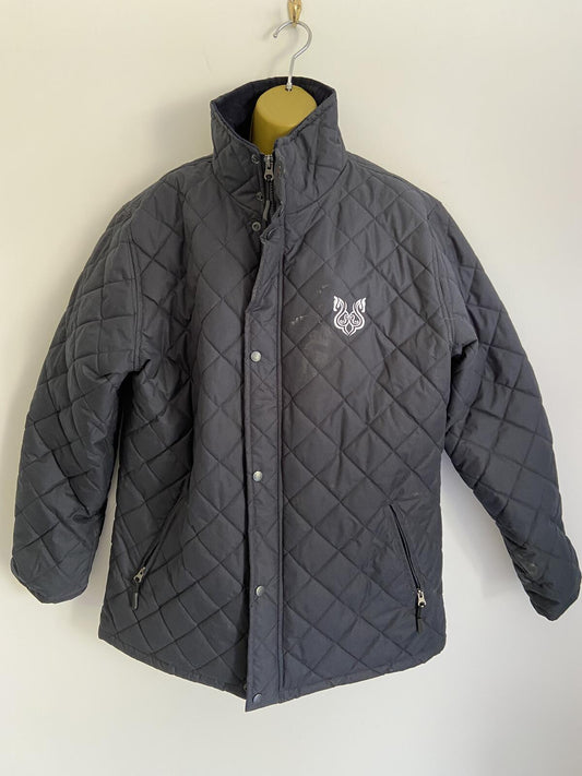 Watt to Wear Women’s Navy Quilted Coat With Zip Pockets Size XL