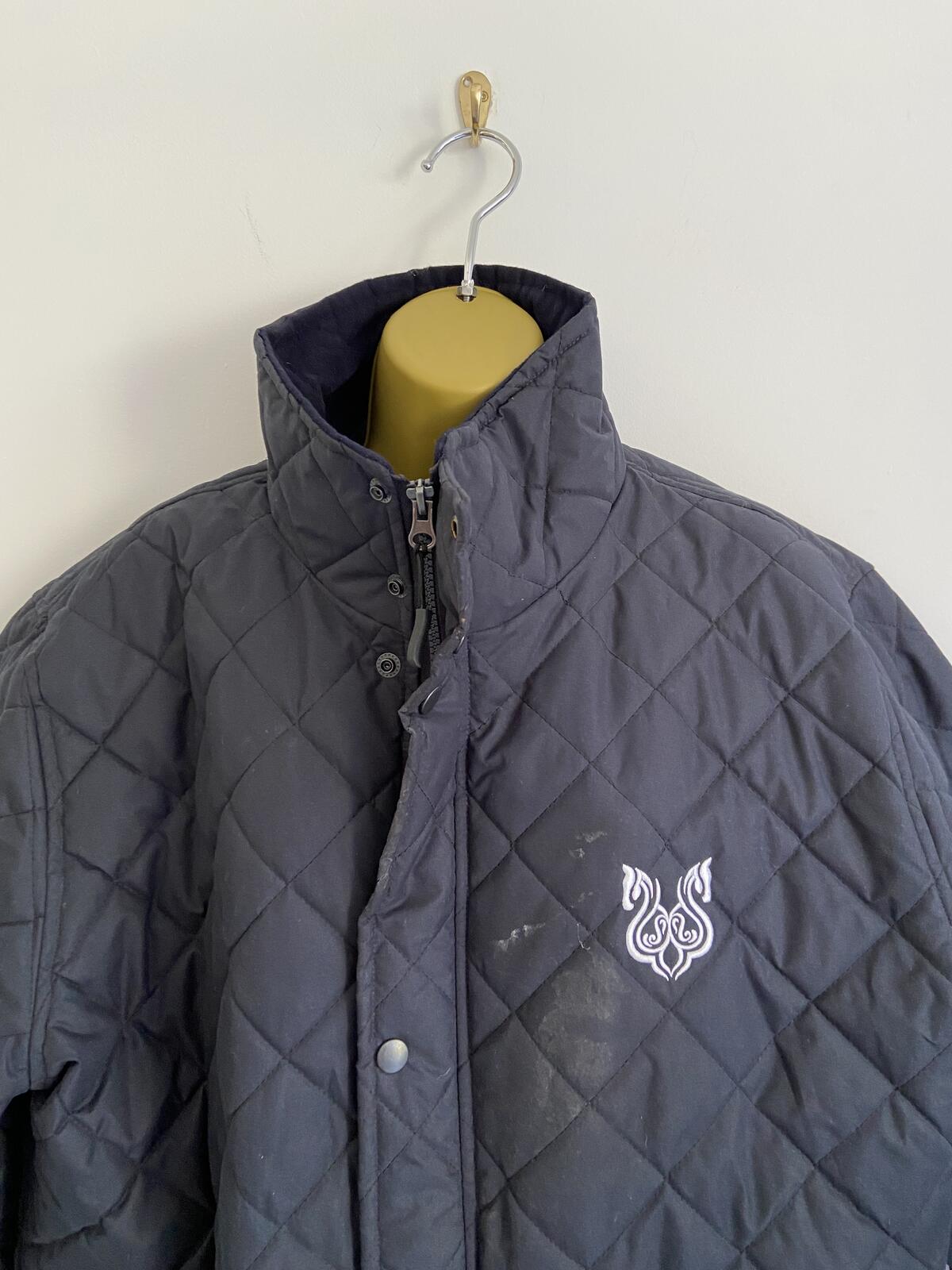 Watt to Wear Women’s Navy Quilted Coat With Zip Pockets Size XL