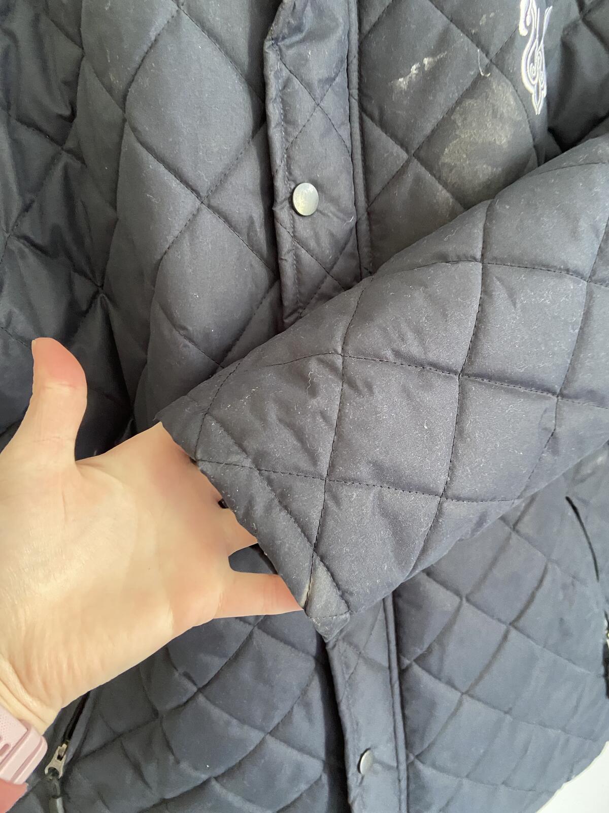 Watt to Wear Women’s Navy Quilted Coat With Zip Pockets Size XL