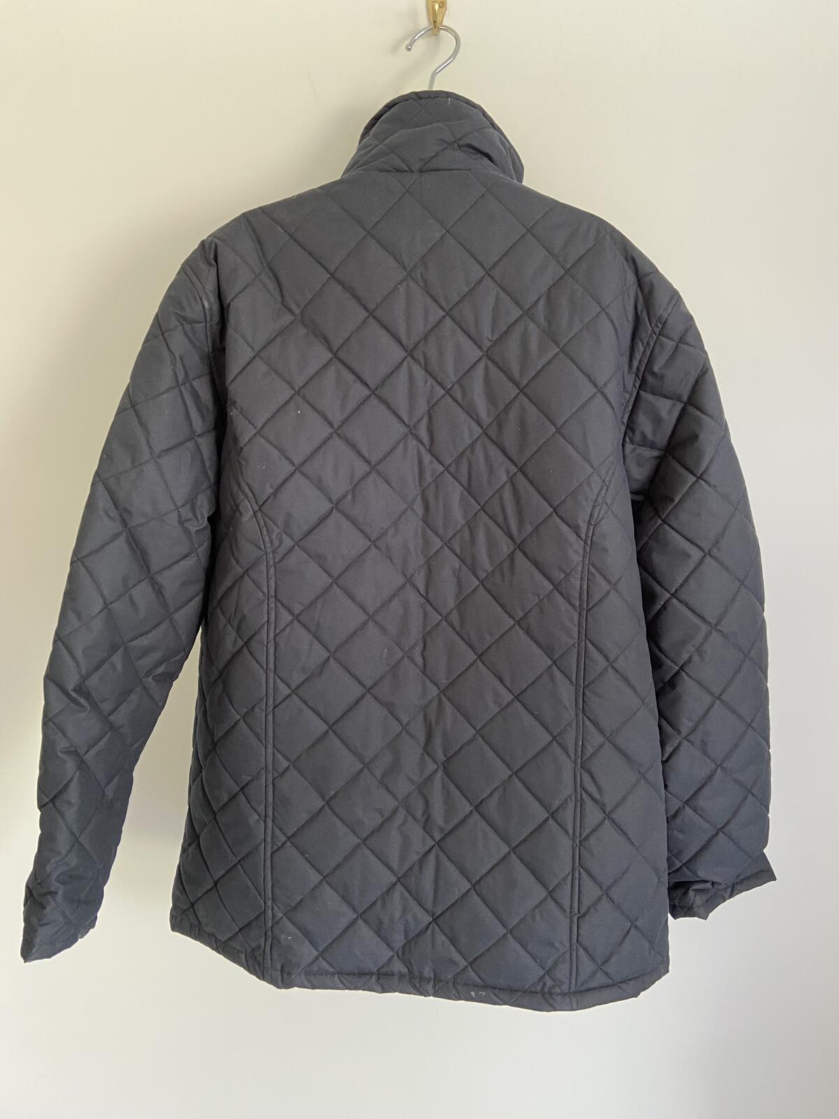Watt to Wear Women’s Navy Quilted Coat With Zip Pockets Size XL