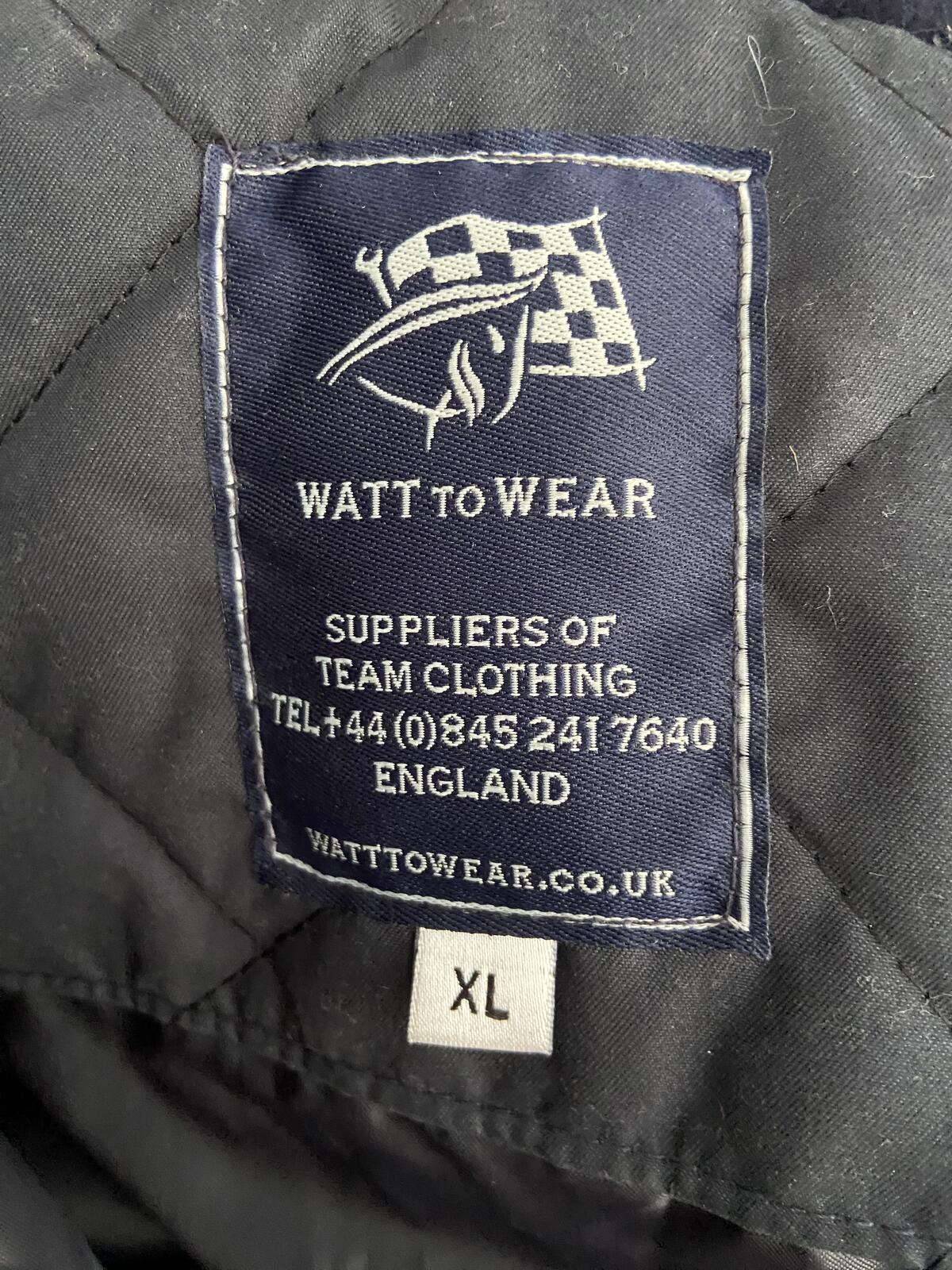 Watt to Wear Women’s Navy Quilted Coat With Zip Pockets Size XL