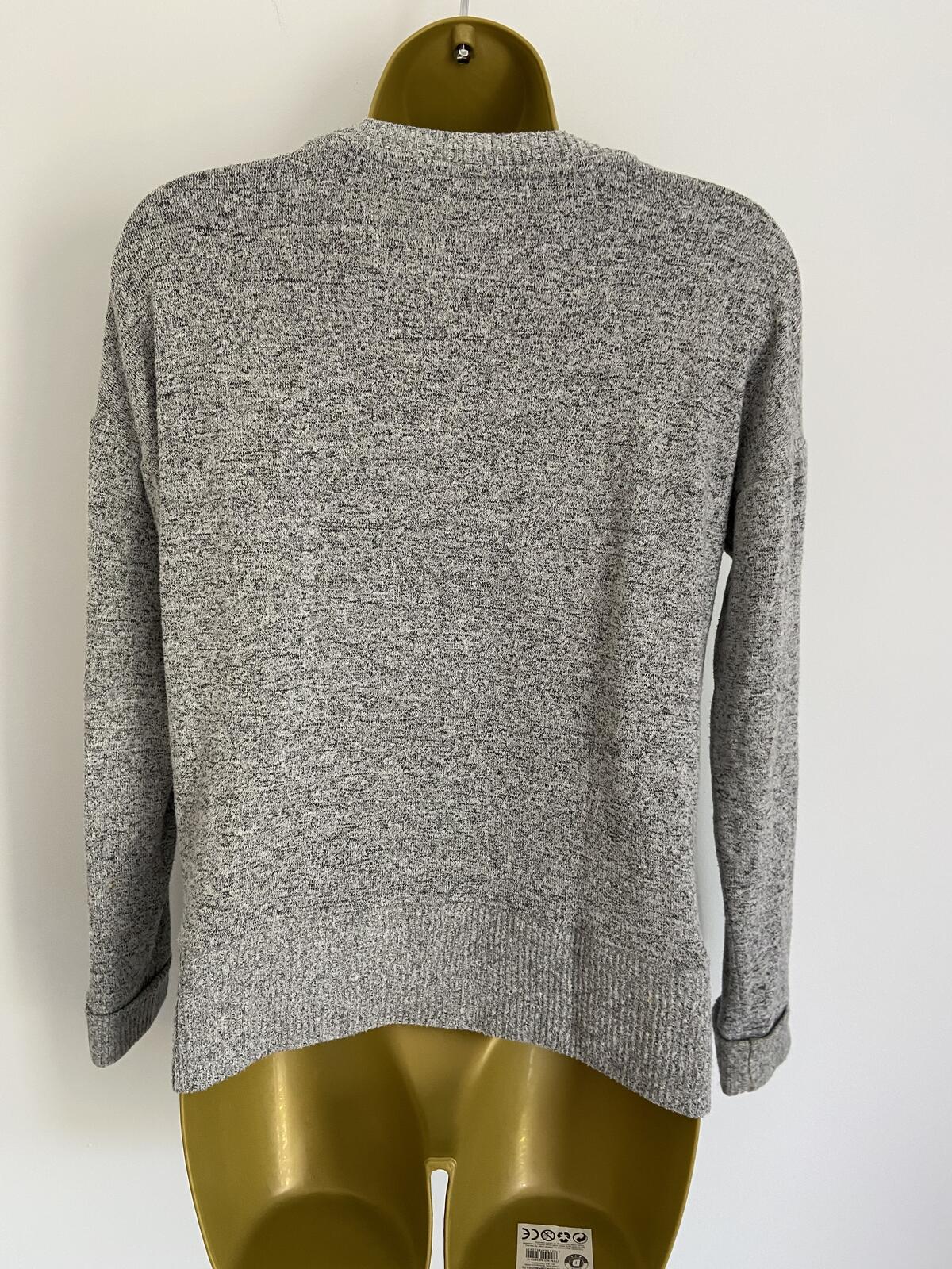 Next Women’s Lightweight Grey Marl Crew Neck Jumper Size 8