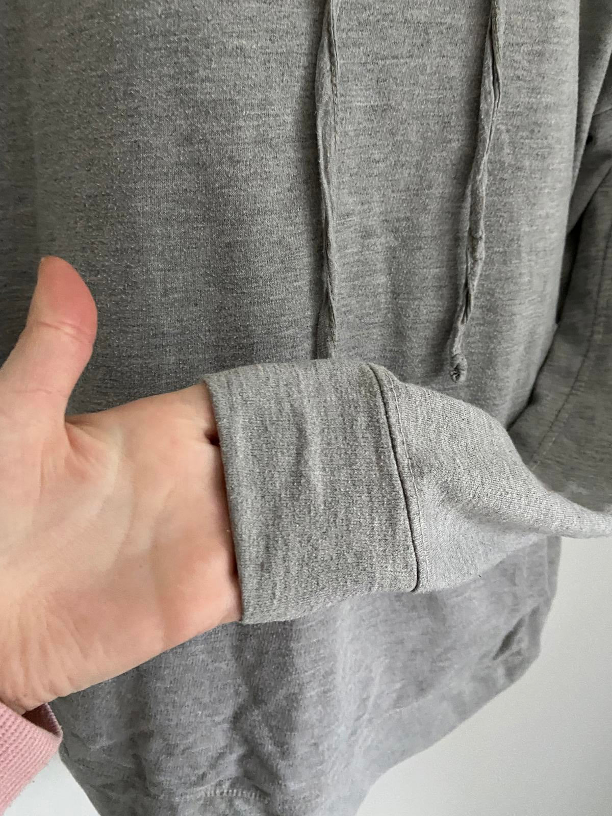 MissPap Ladies Grey Marl Hoodie - Oversized Casual Sweatshirt, Size 10