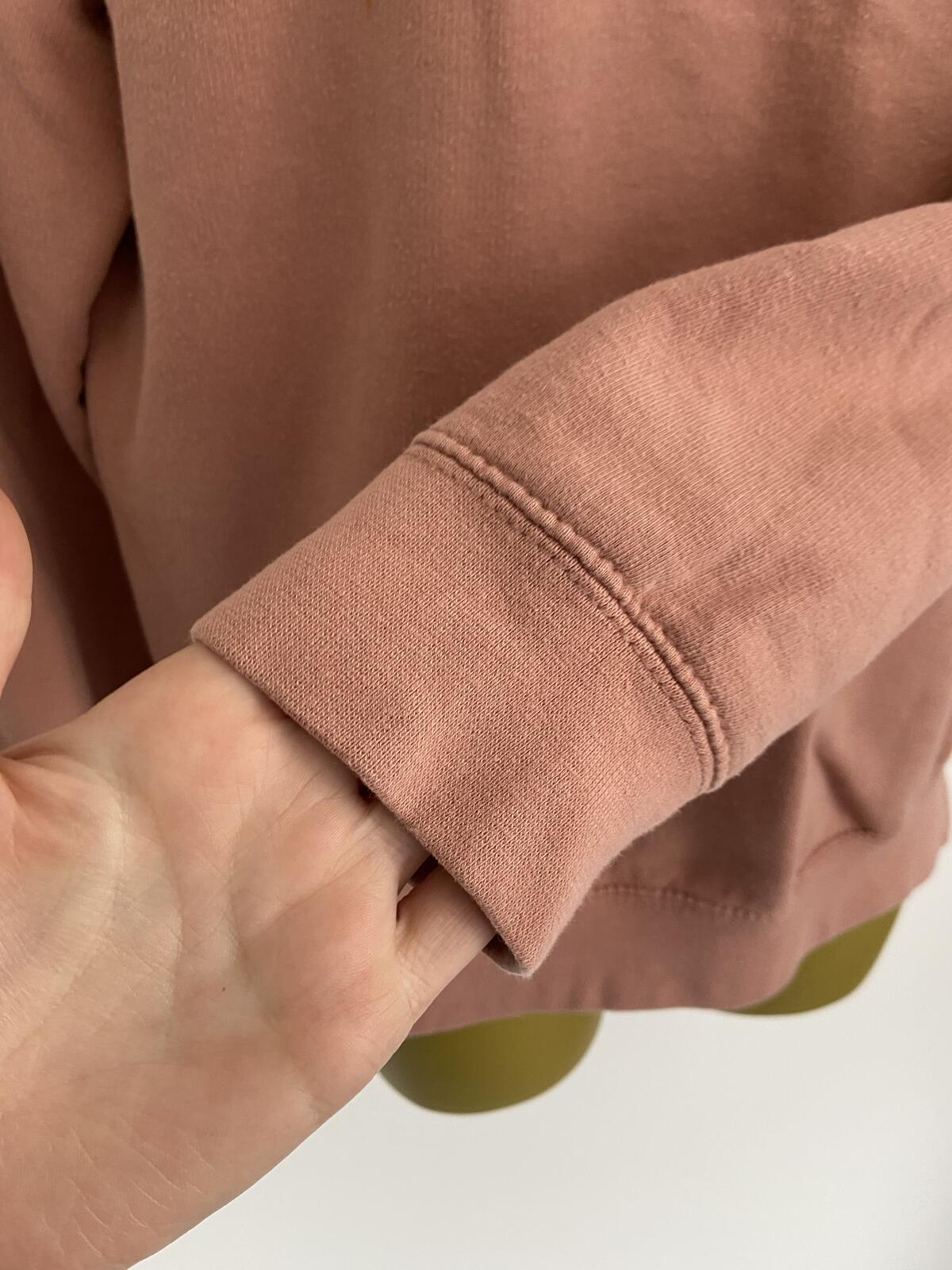 Just Hoods Women’s Dusty Pink ‘Knowledge Is Plant Power’ Sweatshirt Size S