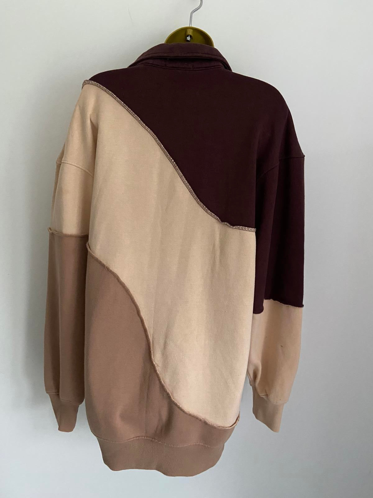Missguided Ladies Tri-Colour Block Jumper - Polo Neck, Size 10