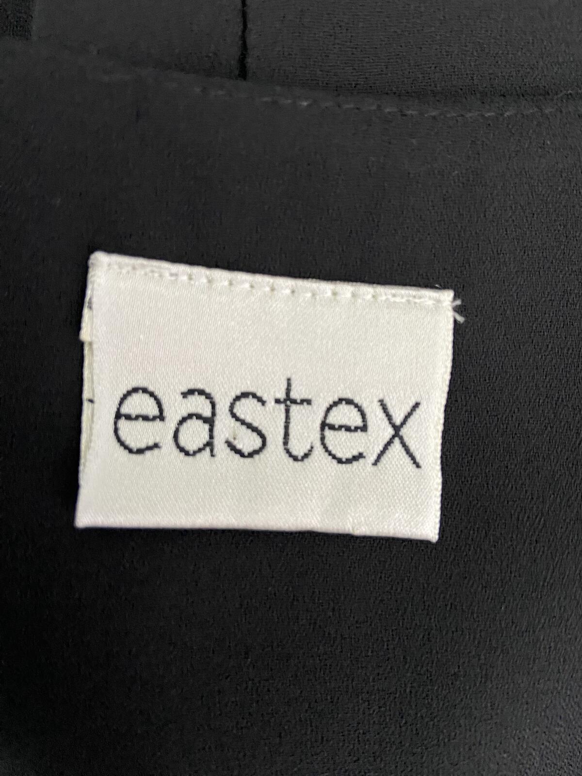 Eastex Women’s Black Beaded Fishtail Evening Dress Size 12