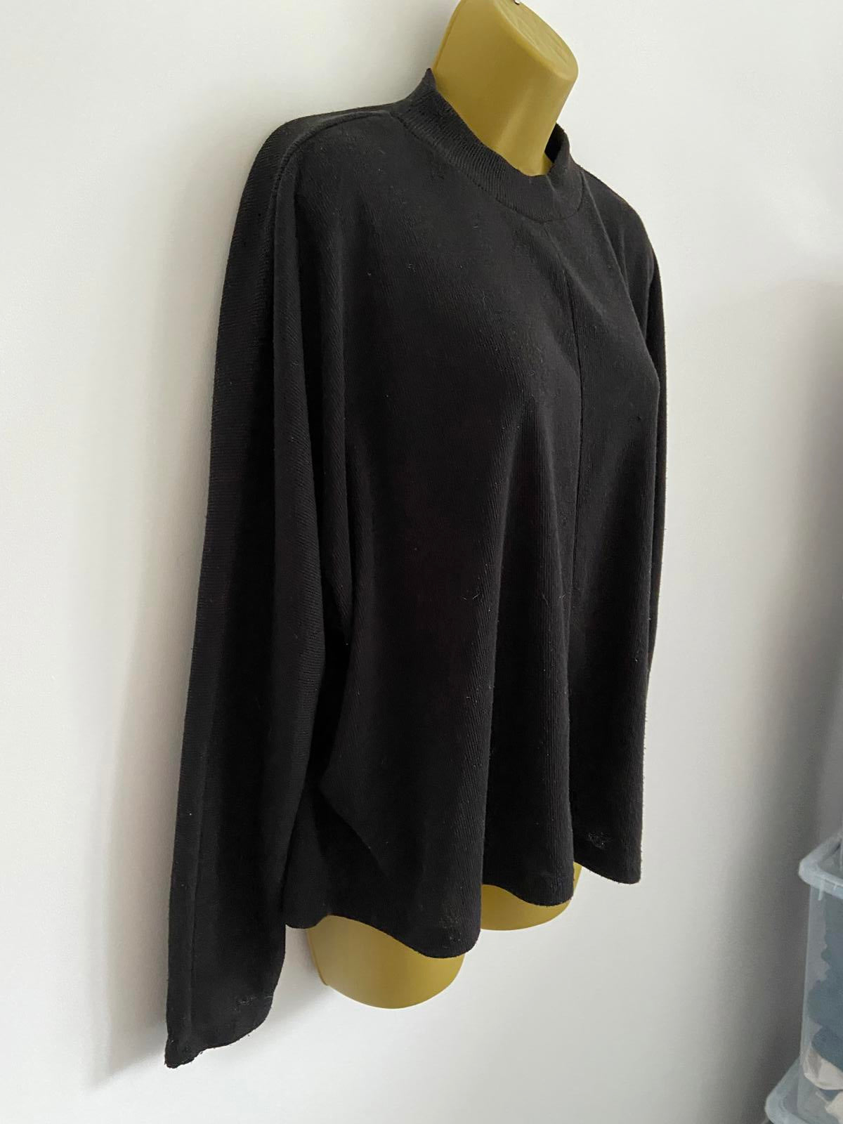 Primark Ladies Black Lightweight Jumper - Soft Knit Everyday Top, Size M 12-14