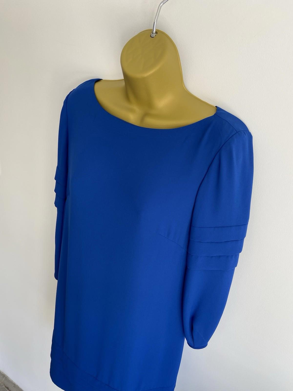 Vince Camuto Royal Blue Shift Dress – Size 6 (Generous Fit)