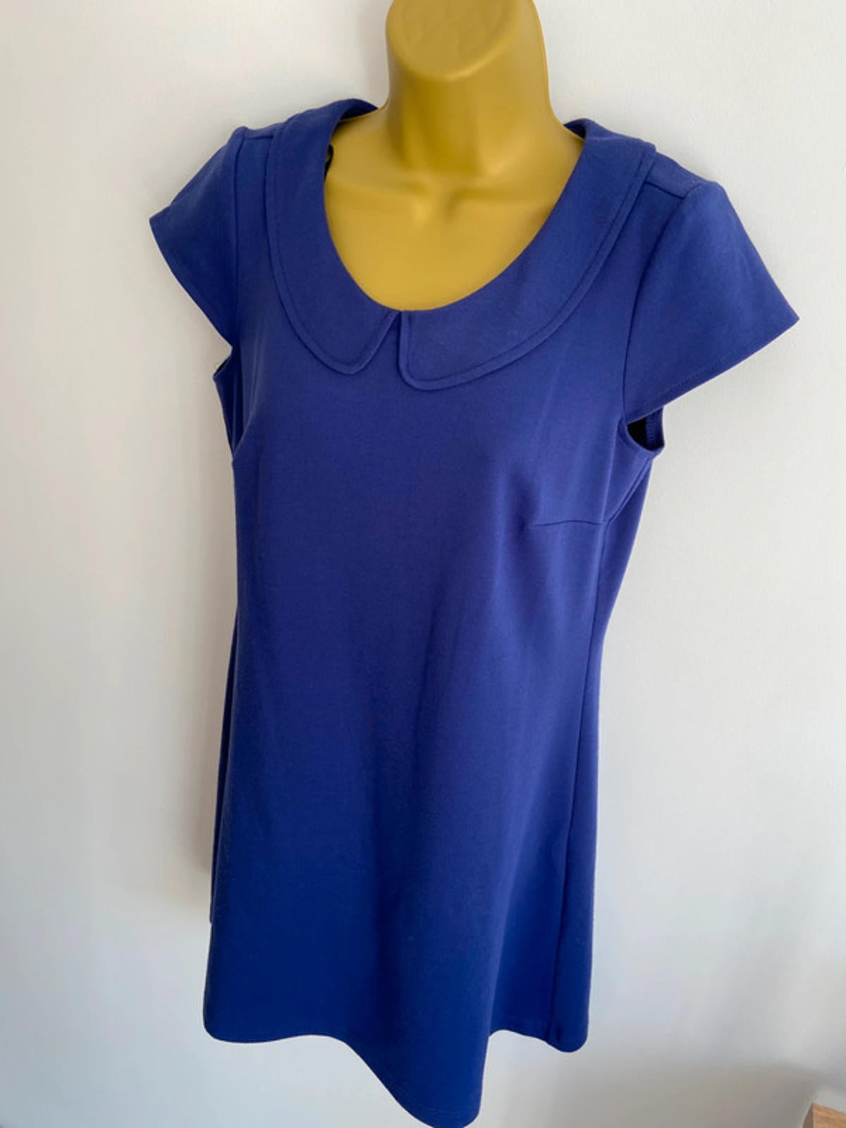 Papaya Size 10 Ladies Dress – Short Sleeve with Oversized Collar, Pre-Loved