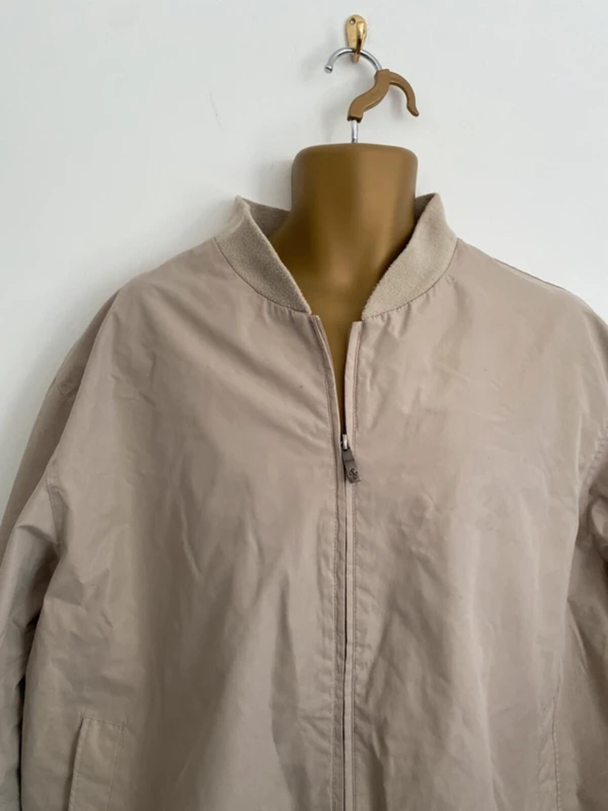 Matalan Men’s Easy Care Bomber Jacket - Beige, Size 2XL