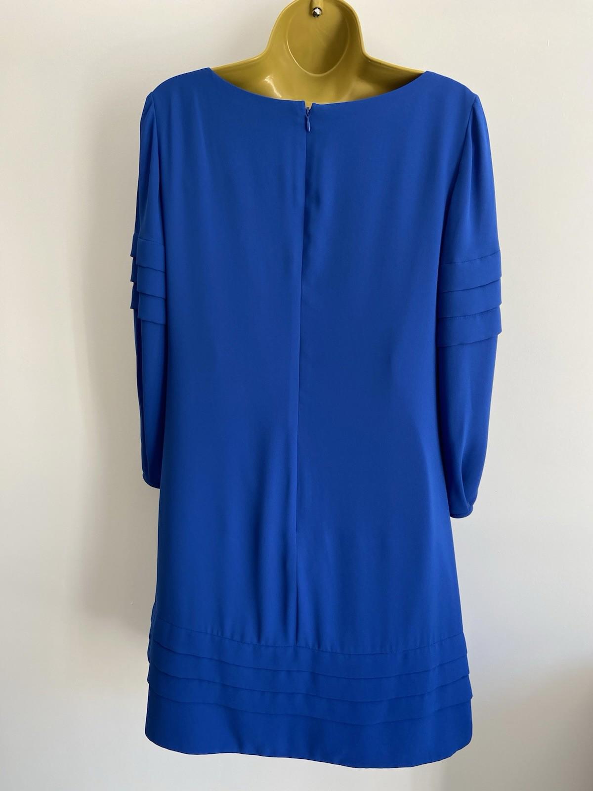 Vince Camuto Royal Blue Shift Dress – Size 6 (Generous Fit)