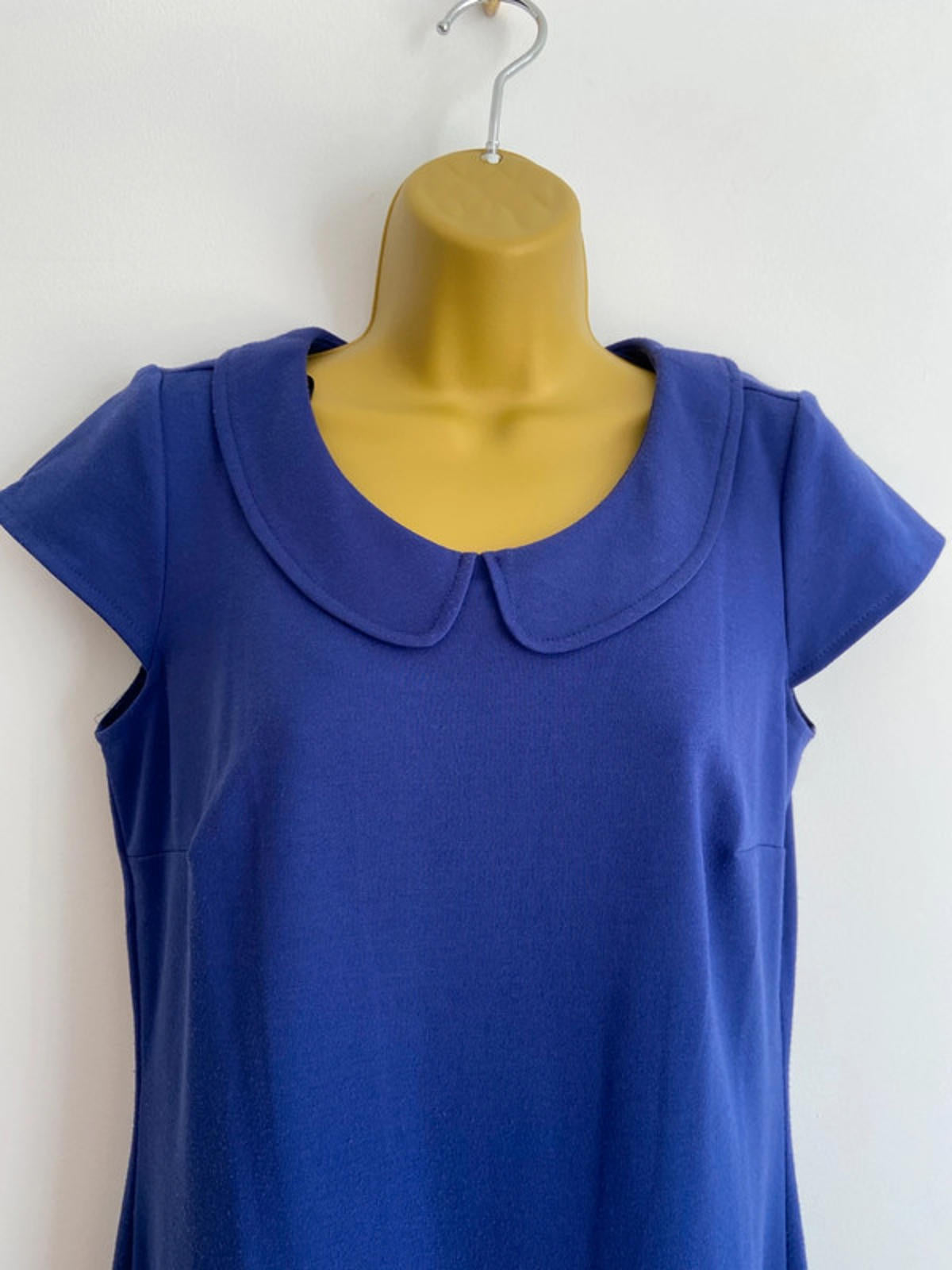 Papaya Size 10 Ladies Dress – Short Sleeve with Oversized Collar, Pre-Loved