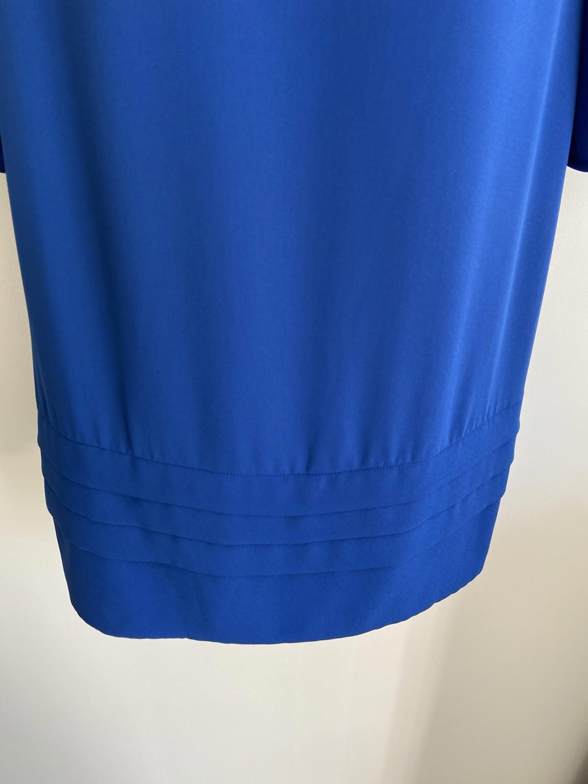 Vince Camuto Royal Blue Shift Dress – Size 6 (Generous Fit)