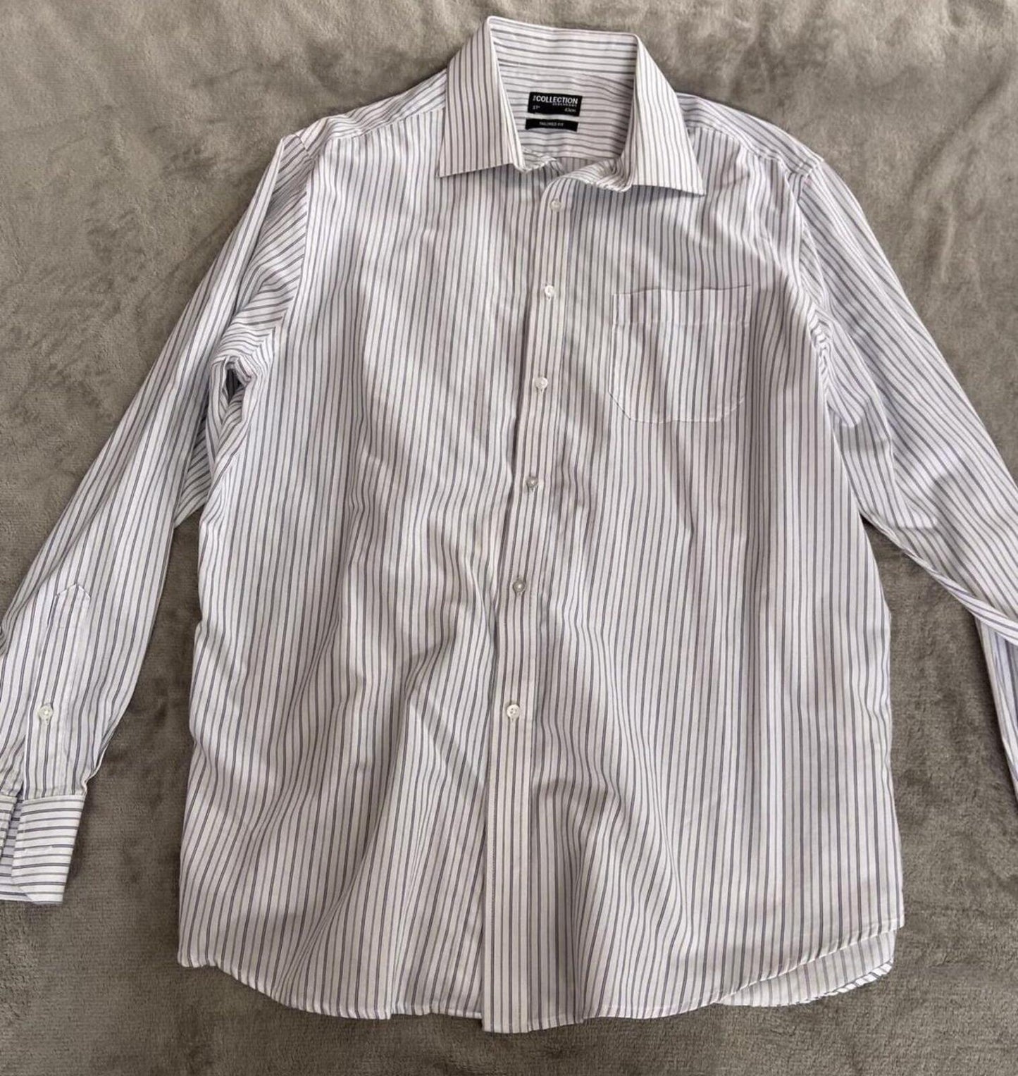 Men’s Shirt Bundle – Tailored Fit, 17” Collar (2 Shirts)