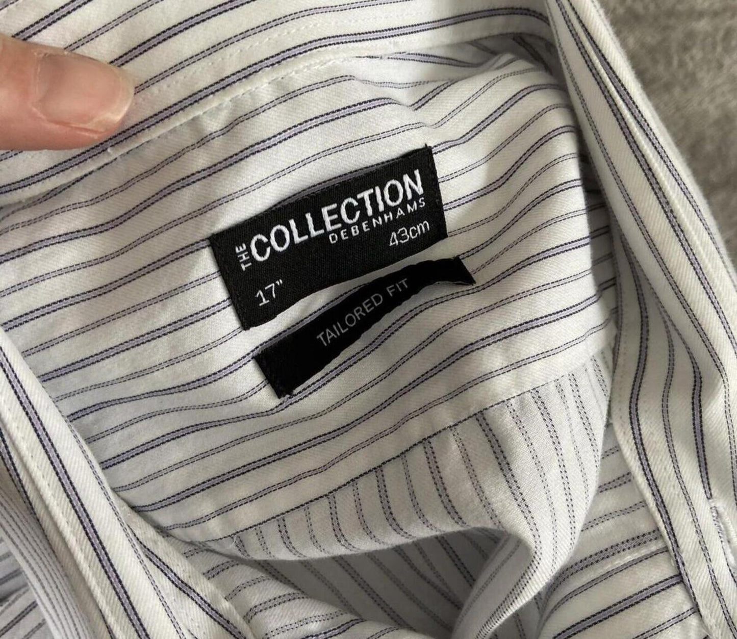 Men’s Shirt Bundle – Tailored Fit, 17” Collar (2 Shirts)