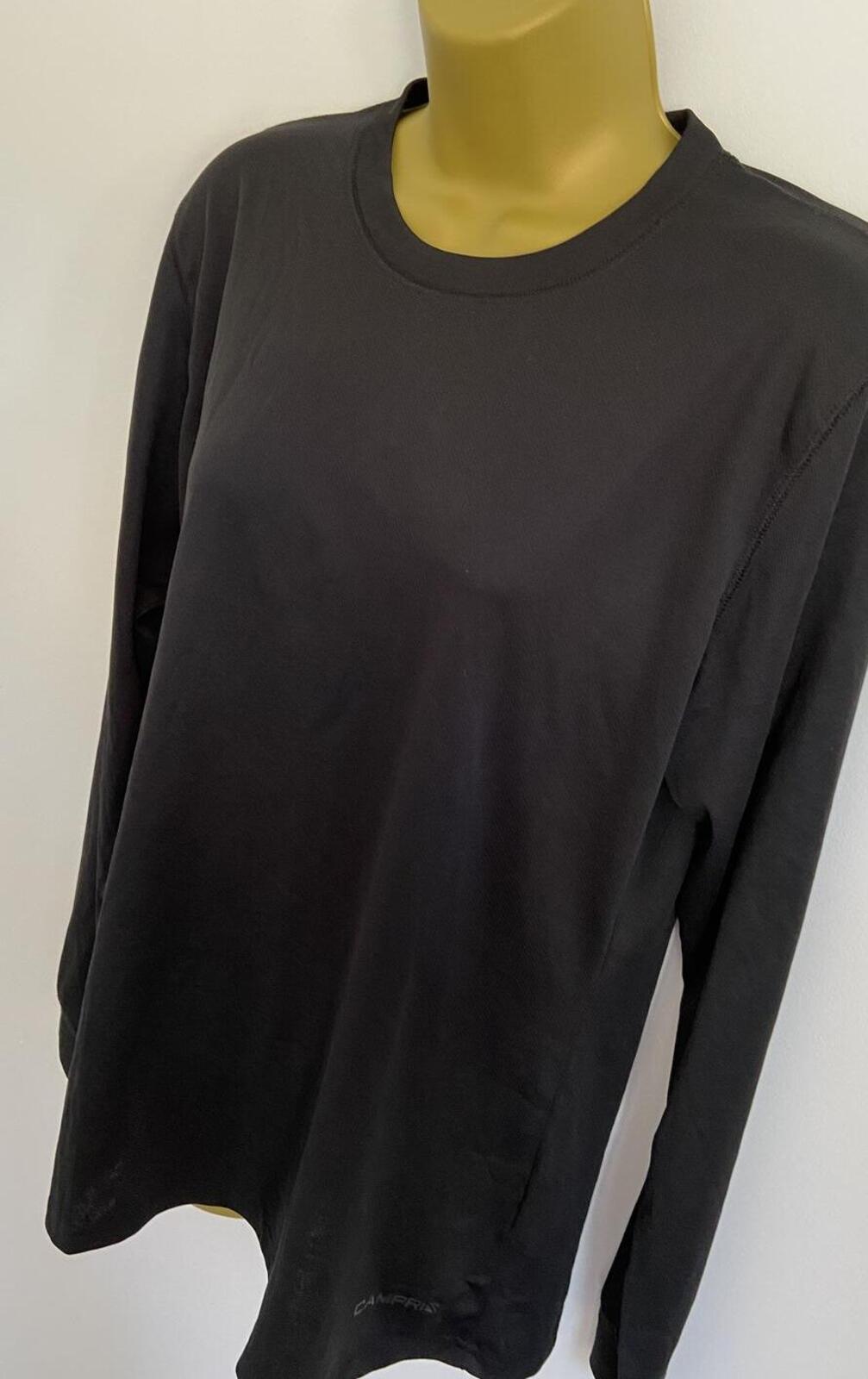 Campri Black Active Top – Women’s Size 16 / XL – Long Sleeve Sportswear