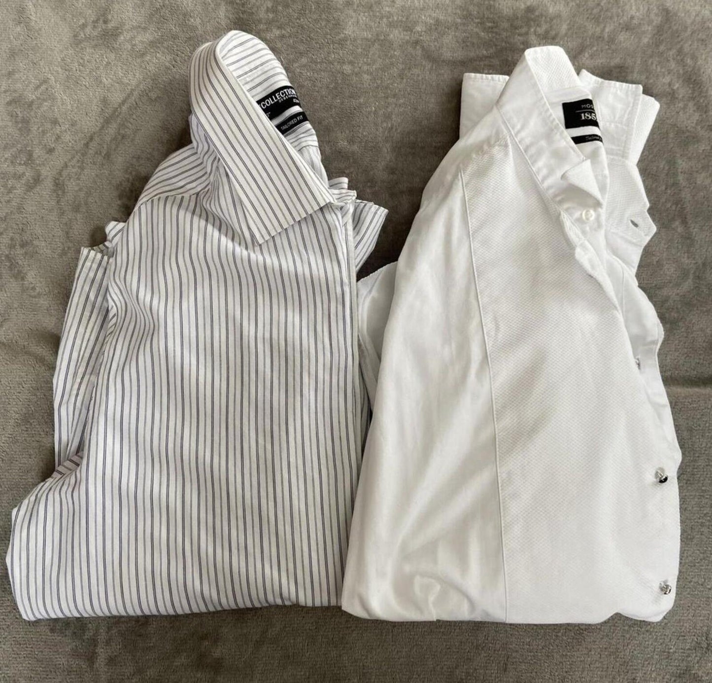 Men’s Shirt Bundle – Tailored Fit, 17” Collar (2 Shirts)